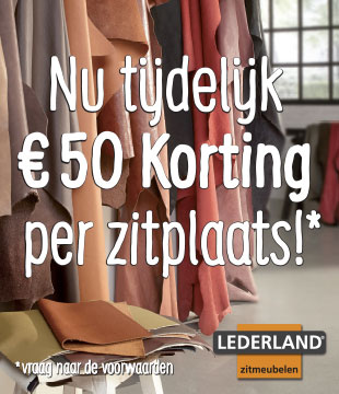 50 euro korting per zitplaats