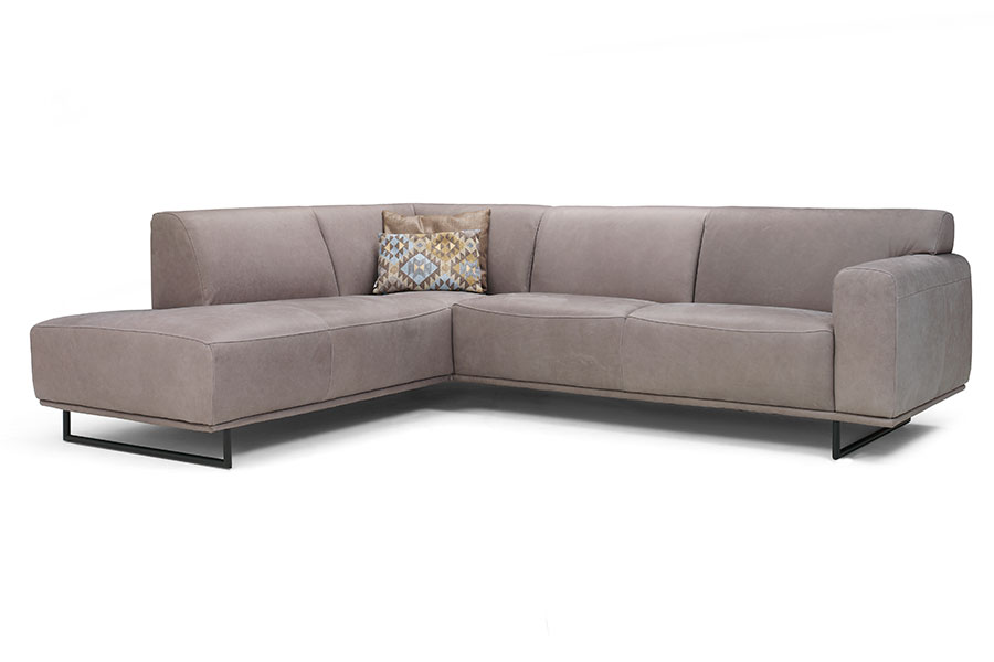 mooie leren hoekbank