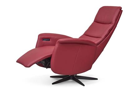  - Leather armchair , Model Triëst 20