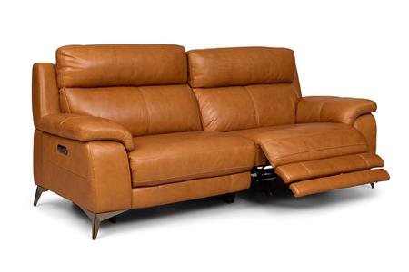  - Leather corner couch , Model Armstrong
