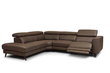  - Leather corner couch , Model Alfonso