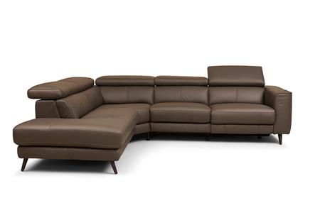  - Leather corner couch , Model Alfonso