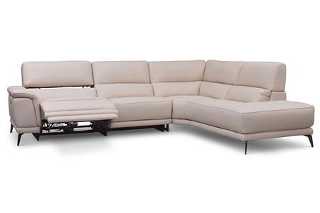 - Leather corner couch , Model Arani