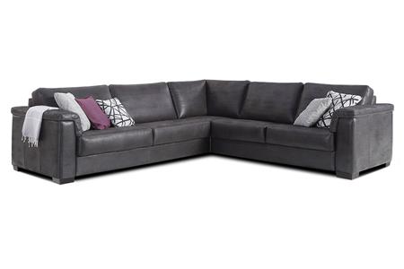  - Leren hoekbank , Model Hermitage