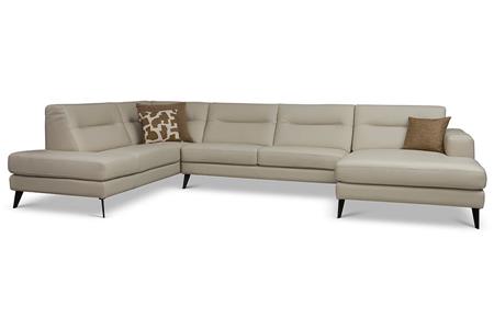  - Leather corner couch , Model Mitchel