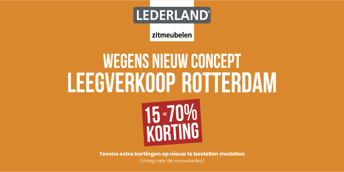 Leegverkoop Lederland Rotterdam