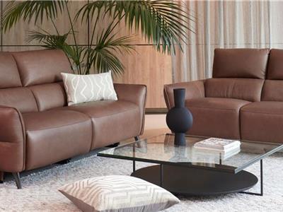 Lederland AMSTERDAM Showroommodel Abbot 2 + 2,5 zits incl. relaxfunctie (2,5 zits)