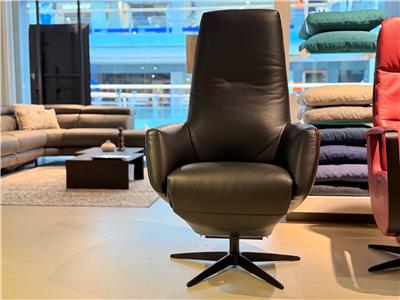 Lederland AMSTERDAM Showroommodel Elektrische relaxfauteuil Gouda met luxe opties