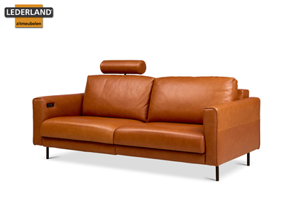Lederland AMSTERDAM Showroommodel 3 zitsbank met Relax functie Grace