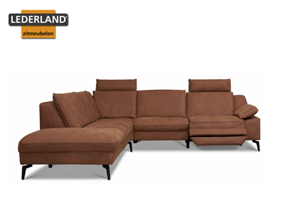 Lederland AMSTERDAM Showroommodel Hunter hoekopstelling incl. relaxfunctie