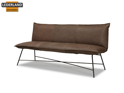 Lederland AMSTERDAM Showroommodel Set van 3 stoelen en eetkamerbank | Sanne en Vidar