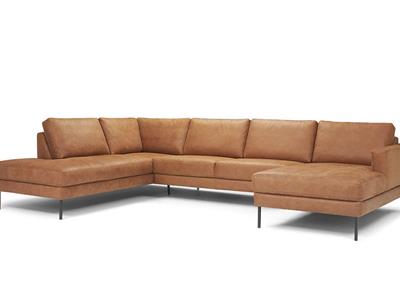 Lederland BEVERWIJK Showroommodel Hoekopstelling Henderson