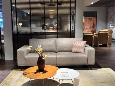 Lederland BEVERWIJK Showroommodel 3 zits bank Pompeo 226x93x85 cm