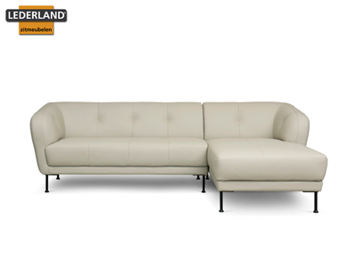 Lederland UTRECHT Showroommodel Marcus, longchair + 2,5 zitbank 261cm breed
